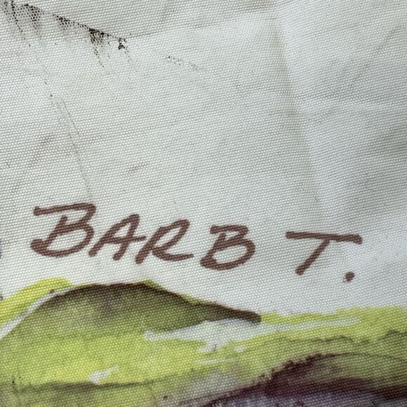 Spring Bloom Garden‎ Pole Flag. Nylon 29x42.  DOUBLE SIDED Tulips, Birds, Bees, - Picture 9 of 14